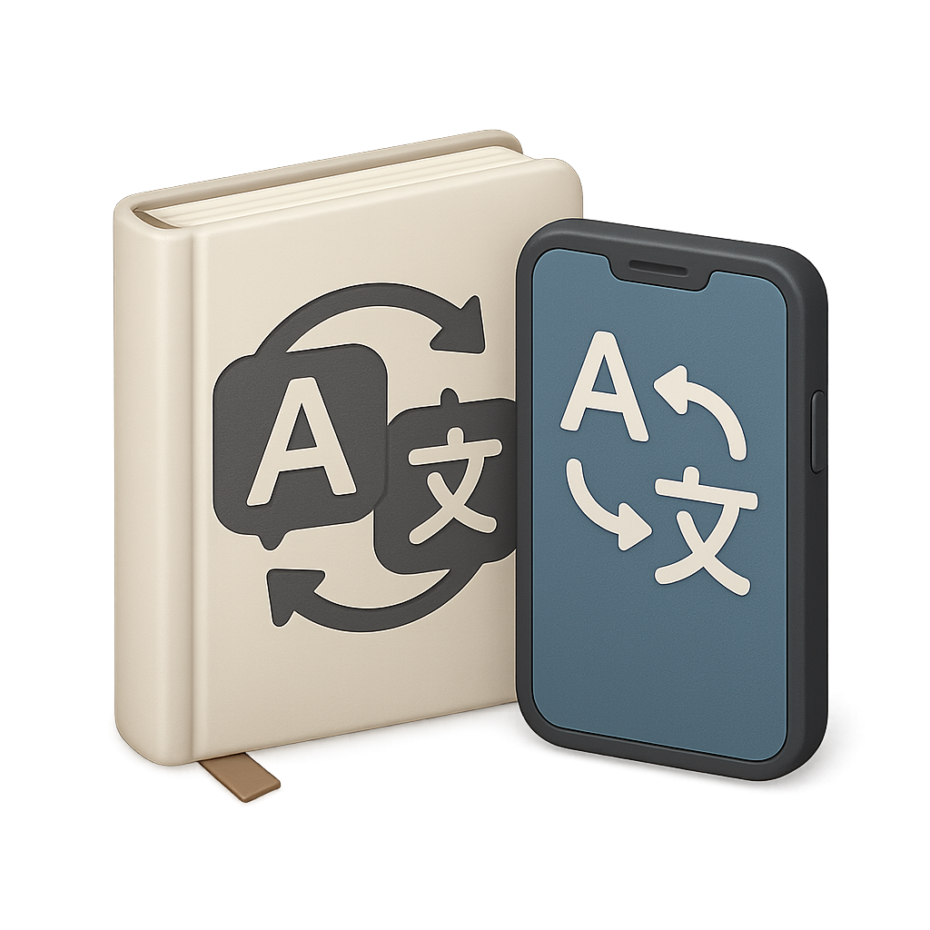 Phone and Book icon